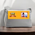 Canvas Pouch with Handle and Zipper Thumbnail