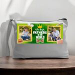 Canvas Pouch with Handle and Zipper Thumbnail
