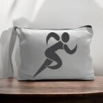 Canvas Pouch with Handle and Zipper Thumbnail