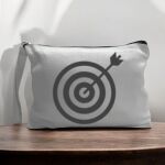Canvas Pouch with Handle and Zipper Thumbnail