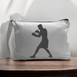 Canvas Pouch with Handle and Zipper Thumbnail