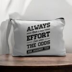Canvas Pouch with Handle and Zipper Thumbnail