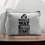 Canvas Pouch with Handle and Zipper Thumbnail