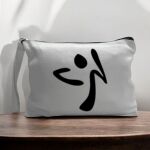 Canvas Pouch with Handle and Zipper Thumbnail