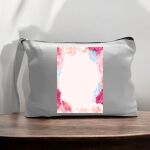 Canvas Pouch with Handle and Zipper Thumbnail