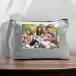 Canvas Pouch with Handle and Zipper Thumbnail