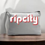 Canvas Pouch with Handle and Zipper Thumbnail