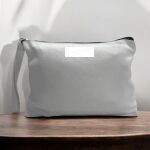 Canvas Pouch with Handle and Zipper Thumbnail