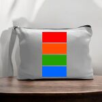 Canvas Pouch with Handle and Zipper Thumbnail