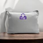 Canvas Pouch with Handle and Zipper Thumbnail