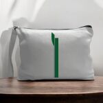 Canvas Pouch with Handle and Zipper Thumbnail