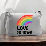 Canvas Pouch with Handle and Zipper Thumbnail