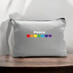 Canvas Pouch with Handle and Zipper Thumbnail
