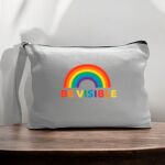 Canvas Pouch with Handle and Zipper Thumbnail