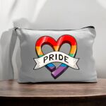 Canvas Pouch with Handle and Zipper Thumbnail