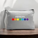 Canvas Pouch with Handle and Zipper Thumbnail