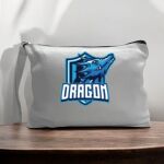 Canvas Pouch with Handle and Zipper Thumbnail