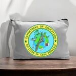 Canvas Pouch with Handle and Zipper Thumbnail