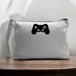 Canvas Pouch with Handle and Zipper Thumbnail