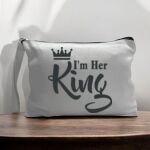 Canvas Pouch with Handle and Zipper Thumbnail