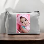 Canvas Pouch with Handle and Zipper Thumbnail