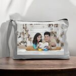 Canvas Pouch with Handle and Zipper Thumbnail