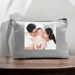 Canvas Pouch with Handle and Zipper Thumbnail