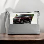 Canvas Pouch with Handle and Zipper Thumbnail