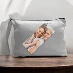 Canvas Pouch with Handle and Zipper Thumbnail