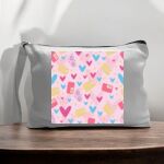 Canvas Pouch with Handle and Zipper Thumbnail