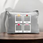 Canvas Pouch with Handle and Zipper Thumbnail