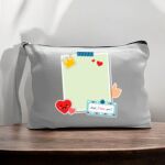 Canvas Pouch with Handle and Zipper Thumbnail
