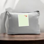 Canvas Pouch with Handle and Zipper Thumbnail