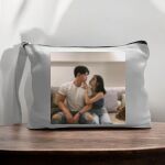 Canvas Pouch with Handle and Zipper Thumbnail
