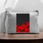 Canvas Pouch with Handle and Zipper Thumbnail