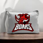 Canvas Pouch with Handle and Zipper Thumbnail