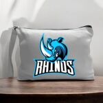 Canvas Pouch with Handle and Zipper Thumbnail