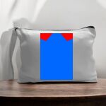 Canvas Pouch with Handle and Zipper Thumbnail