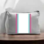 Canvas Pouch with Handle and Zipper Thumbnail