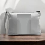 Canvas Pouch with Handle and Zipper Thumbnail