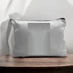 Canvas Pouch with Handle and Zipper Thumbnail
