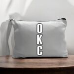 Canvas Pouch with Handle and Zipper Thumbnail