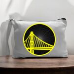 Canvas Pouch with Handle and Zipper Thumbnail