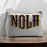 Canvas Pouch with Handle and Zipper Thumbnail
