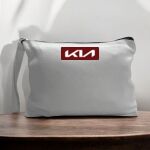 Canvas Pouch with Handle and Zipper Thumbnail