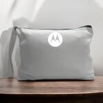 Canvas Pouch with Handle and Zipper Thumbnail