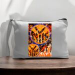 Canvas Pouch with Handle and Zipper Thumbnail