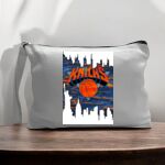 Canvas Pouch with Handle and Zipper Thumbnail