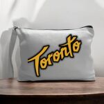 Canvas Pouch with Handle and Zipper Thumbnail