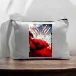 Canvas Pouch with Handle and Zipper Thumbnail